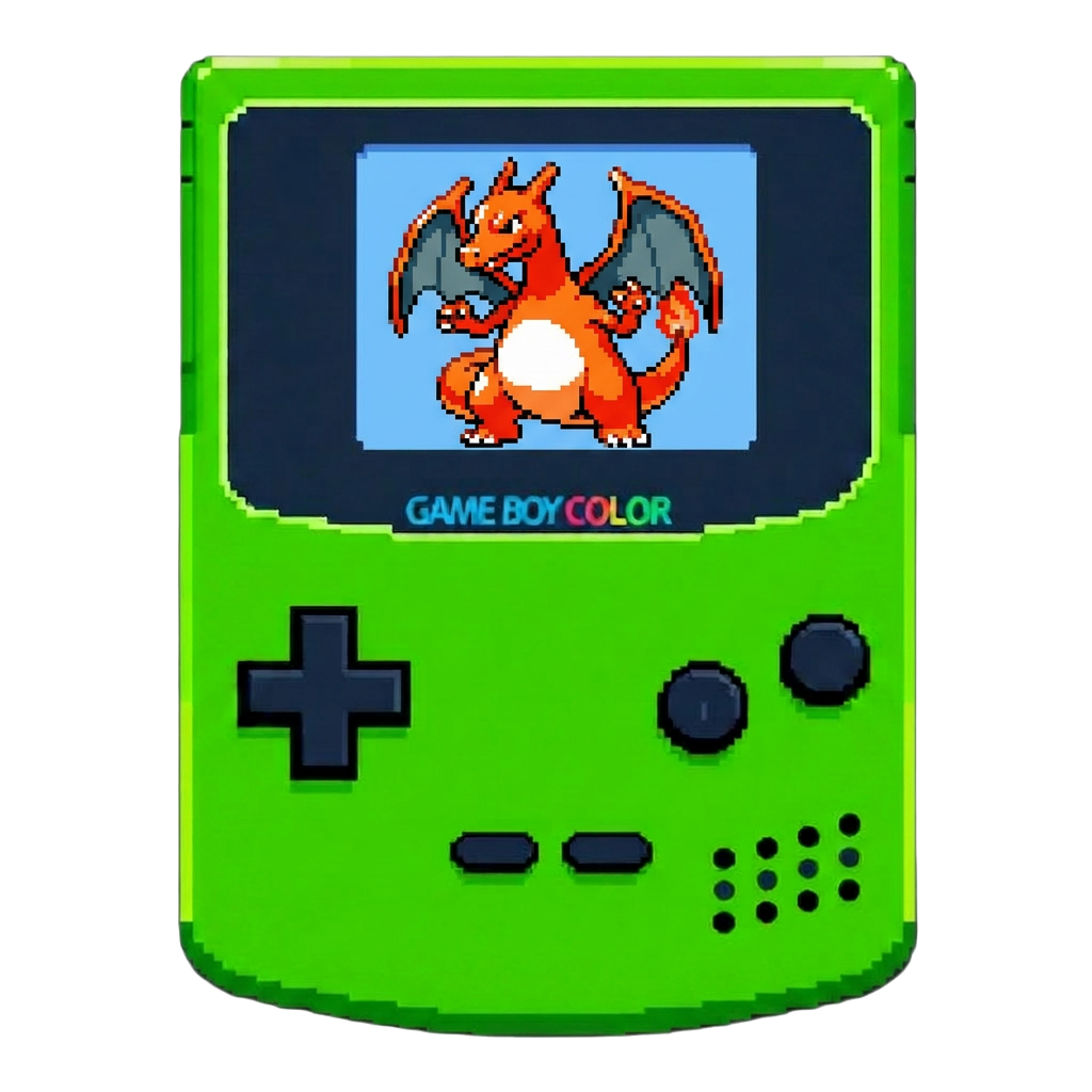 Pixel-art Game Boy Color